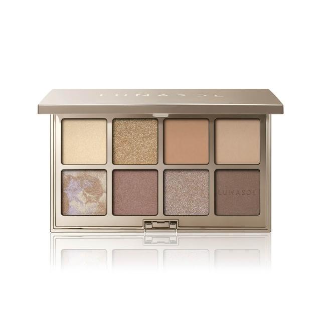 【Kanebo 佳麗寶】LUNASOL 晶巧霓光眼彩盤 14g #EX03*(金炫特藏版_加贈卸妝粉底3件組)