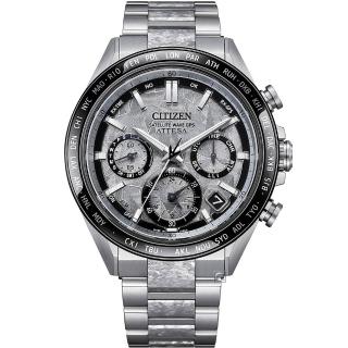 【CITIZEN 星辰】ATTESA Platinum Shine GPS衛星對時 44.6MM (CC4076-65A)父親節 禮物 推薦
