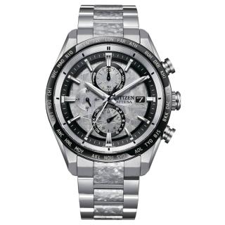 【CITIZEN 星辰】ATTESA 隱耀款 光動能全球電波時計腕錶 42MM (AT8284-61A)父親節 禮物 推薦