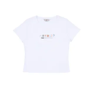 【FILA】女短袖圓領T恤-白色(5TEA-1416-WT)