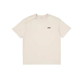 【FILA】男短袖圓領T恤-卡其(1TEA-1402-KK)