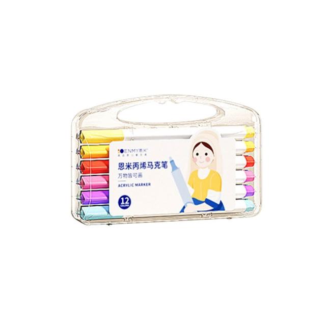 【ENMY 恩米】丙烯馬克筆-36色(塗鴉筆/彩色筆/水性彩筆)