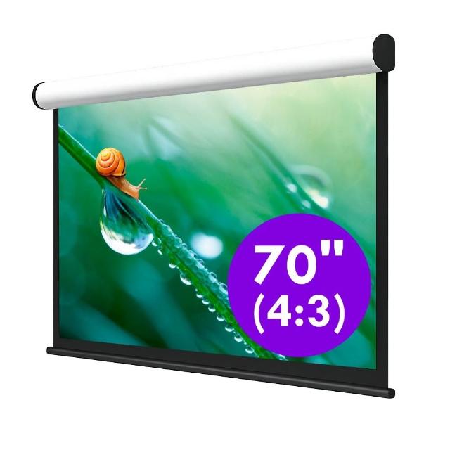USA優視雅 70吋 4:3 樂享經濟款電動布幕(台灣製造)