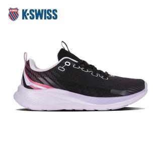 【K-SWISS】經典運動鞋 HELIO TRAINER 休閒 女鞋 黑紫羅蘭色 94079-065-M