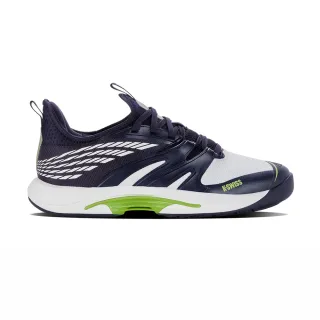 【K-SWISS】輕量進階網球鞋 SPEED TRAC 運動 男鞋 藍萊姆綠色 07392-967-M