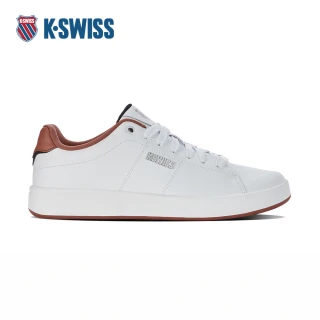 【K-SWISS】經典運動鞋 COURT CAMEO II 休閒 男鞋 白磚紅黑色 08899-174-M