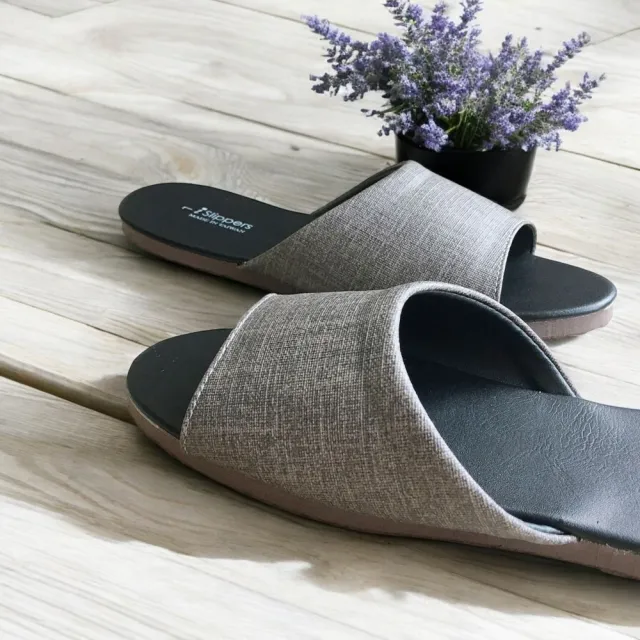 【iSlippers】台灣製造-防滑靜音 皮質室內拖鞋(6雙)