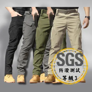 【J.Malo】多功能戰術褲(耐穿工裝設計・男生工作長褲・多口袋耐穿・工作休閒兩用長褲・戰術褲・戶外長褲)