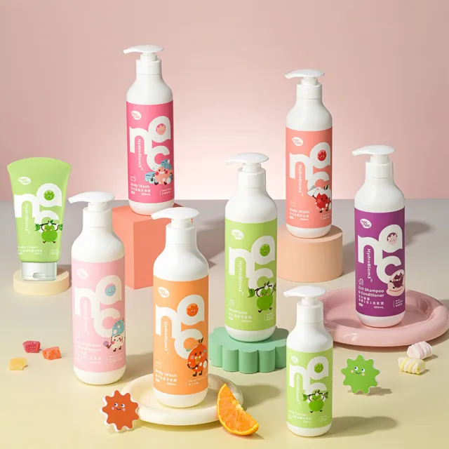 【nac nac】活力益菌身體保濕乳 200ml x 2入(柚香白茶款/嬰童兒童乳液)