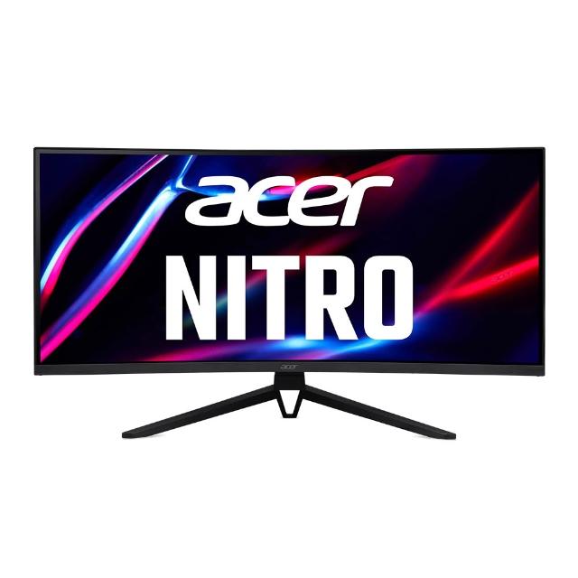 Acer 宏碁 ED343CUR 34型曲面 VA 面板顯示器，提供 3440x1440 2K 高解析度與 21:9 超寬螢幕比例，支援 FreeSync 技術防撕裂畫面。適合遊戲、多工與娛樂使用，連線埠包含 DisplayPort、HDMI 2.0 等，無觸控功能，享 3 年原廠保固，提升視覺體驗。