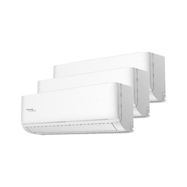 【MAXE 萬士益】一級變頻冷暖3-5坪+5-7坪*2一對三分離式冷氣(RA-28GH32+RA-41GH32+RA-41GH32/MRV-105NH32)