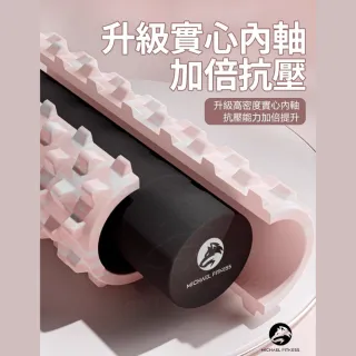 【Michael Fitness 麥克健身】60D高硬度 實心滾筒 45公分瑜珈柱 鑽石渲染瑜珈柱 瑜珈柱 滾筒 瑜伽柱