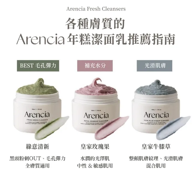 【Arencia】年糕潔面乳 120g(韓國 深層保濕 年糕洗面乳 洗面乳)