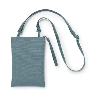 【MUJI 無印良品】撥水加工再生聚酯纖維迷你隨身側包(灰色/黑色/淺米/煙燻藍)