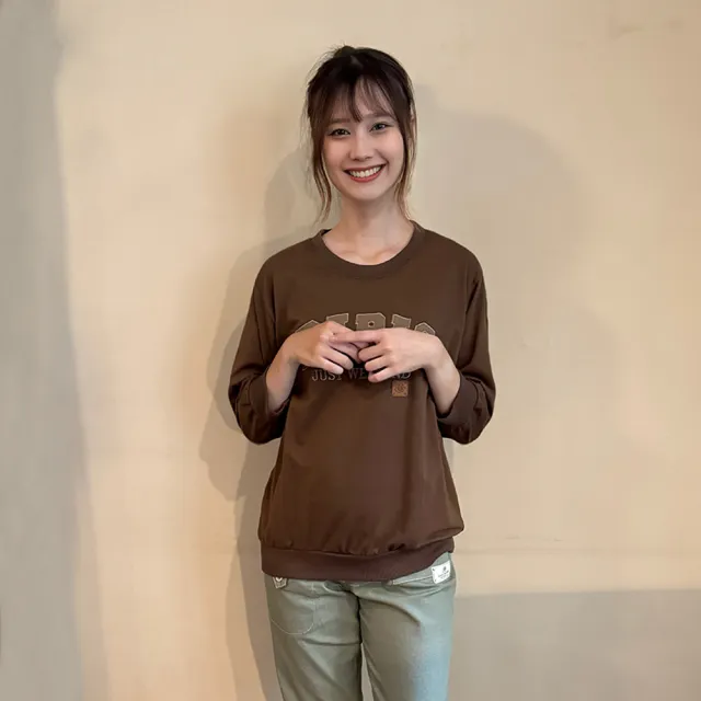 【Hana Mokuba】花木馬日系女裝圓領印花收腰七分袖上衣