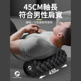 【Michael Fitness 麥克健身】實心60D高硬度瑜珈柱 45cm 滾筒 瑜珈滾筒 3D瑜珈滾輪 深層滾筒 肌筋膜放鬆