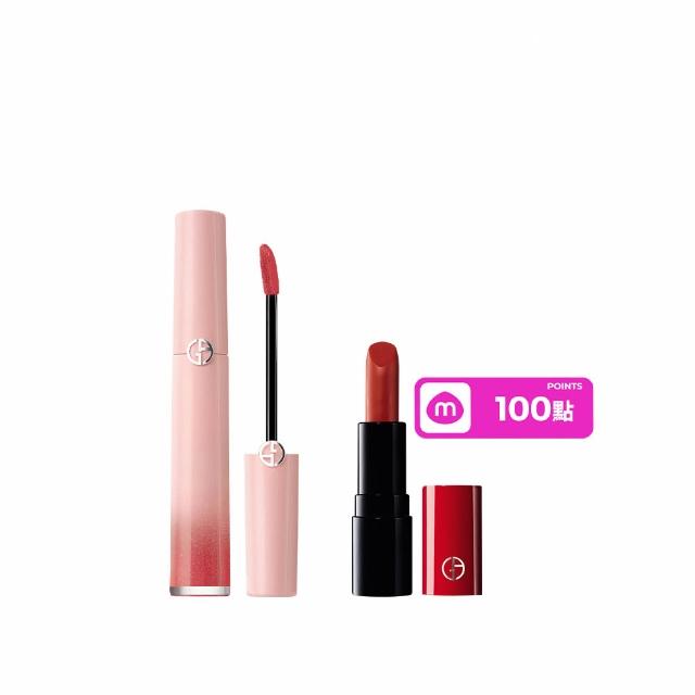 【ARMANI 亞曼尼】官方直營 奢華絲絨訂製唇萃 6.5ml(GA/限定版/唇彩/唇釉)
