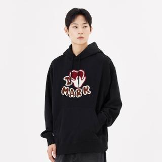 【Mark Gonzales】男女同款 我愛小天使帽T-黑色
