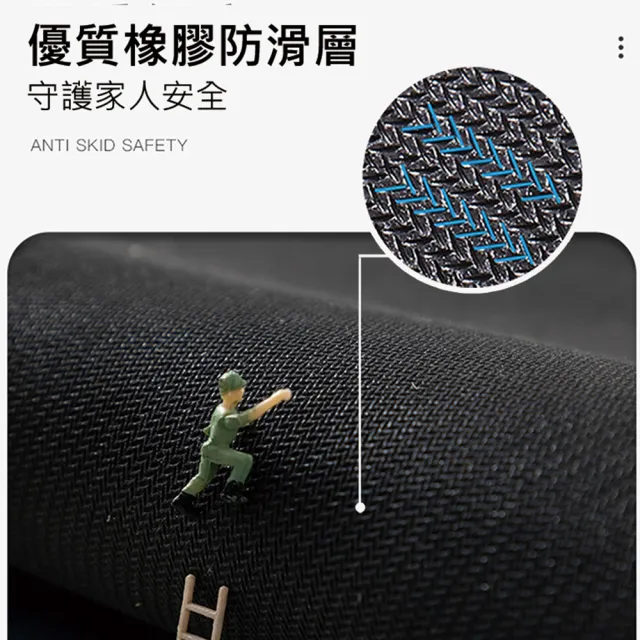 【嵐楓居家】4入奈米絨面軟式硅藻土吸水止滑地墊(踏墊/浴室.廚房地墊/速乾)