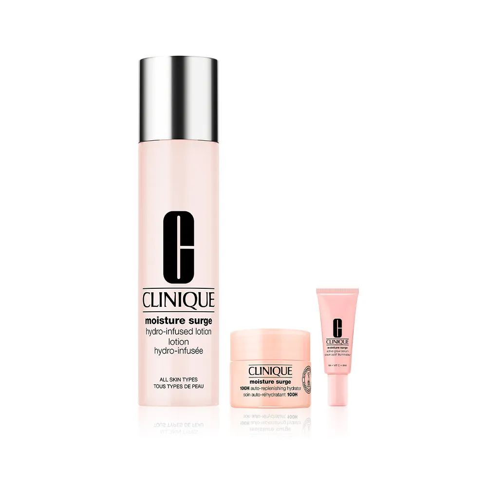 【CLINIQUE 倩碧】水磁場多酵活水鎮定舒緩精華露組(多酵活水精華露200ml/活性蘆薈水/濕敷神水/曬後舒緩)