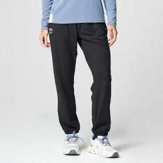 【BATIS 巴帝斯】女快乾彈性運動長褲 - 黑色 - 25AW