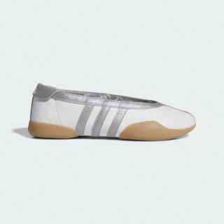 【adidas 愛迪達】Taekwondo Mei Ballet 女 芭蕾風 休閒鞋 薄底 舒適 白 銀(JQ6438)