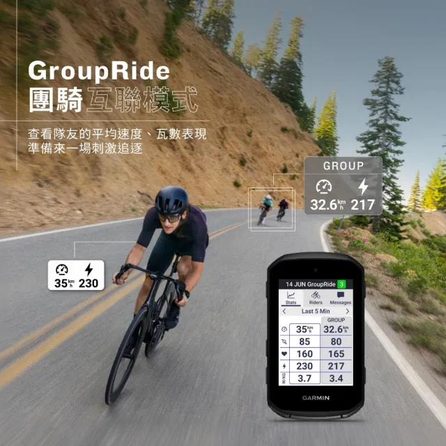 【GARMIN】Edge 850 觸控式GPS自行車錶(套裝版)
