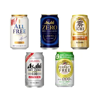 日本全系列無酒精啤酒風味飲(350mlx6入_Asahi/Kirin/Suntory任選)