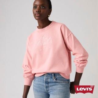 【LEVIS】Vintage復古寬版圓領大學Tee 女生上衣 熱賣單品 005OZ-0014