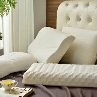 【班尼斯】經典天然乳膠枕頭-五款任選-百萬馬來西亞製正品保證-附抗菌布套、手提收納袋(枕頭)