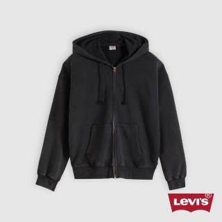 【LEVIS】復古水洗寬鬆連帽外套 / 仿舊水洗黑 男生上衣 熱賣單品 005PJ-0000