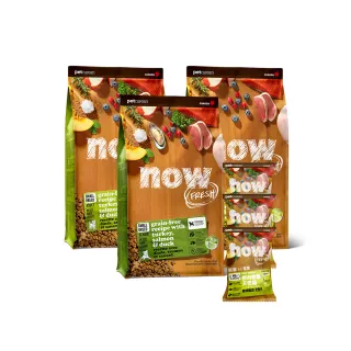 【Now!】全齡犬鮮肉配方6磅 狗狗無穀天然糧(狗糧 狗飼料 幼犬 成犬 老犬 小型犬)