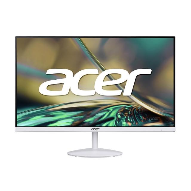 【Acer 宏碁】SA272U G0 超薄護眼螢幕  白色(27型/2K/120Hz/1ms/IPS)