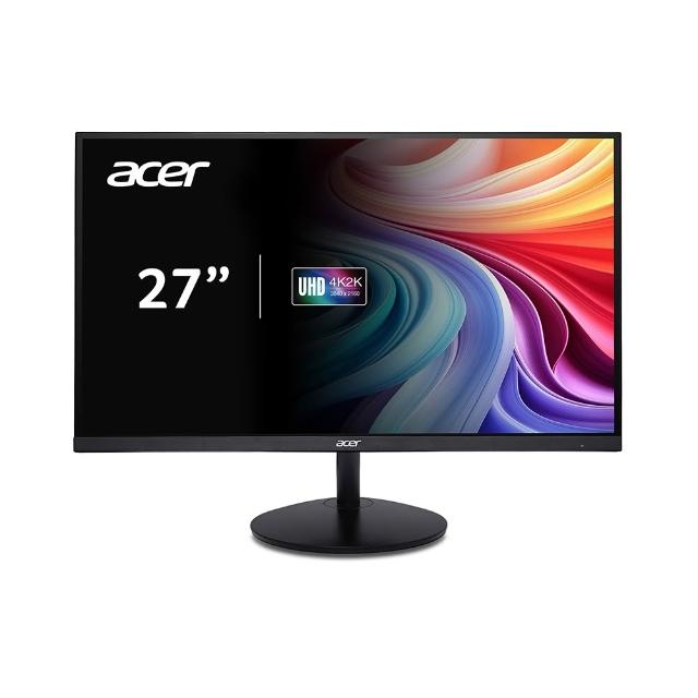【Acer 宏碁】SA272K 電腦螢幕(27型/UHD/60Hz/4ms/IPS)