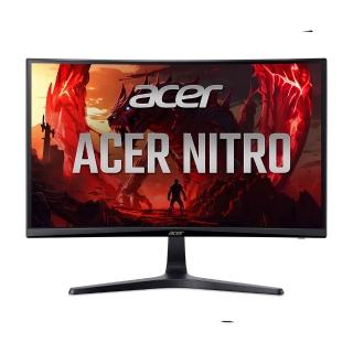 【Acer 宏碁】ED240Q P0 24型 FHD 16:9 144Hz曲面電競螢幕(可傾斜/內建喇叭/1500R/FreeSync/1ms/VA)
