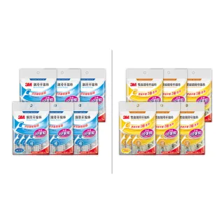 【3M】細滑牙線棒單支裝分享包(每支獨立包裝)x6包組(單線630支/雙線540支 擇一)