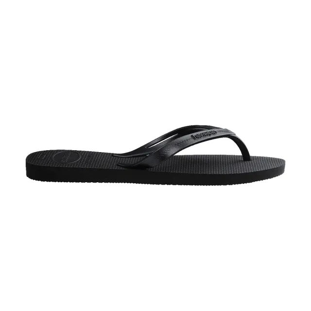 【havaianas 哈瓦仕】拖鞋 女鞋 夾腳拖 素色款 Elegance 黑 4148801-0090W(哈瓦士)