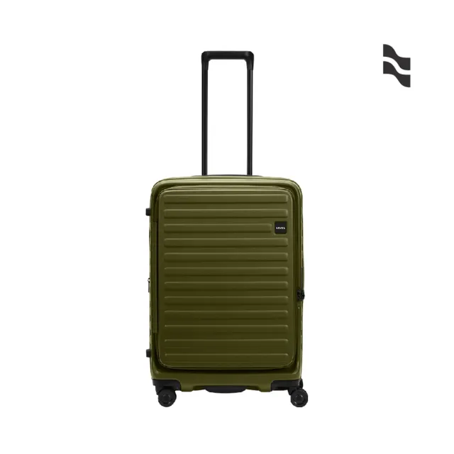 【LOJEL】假日照常配送 CUBO 30吋 前開式擴充拉鍊拉桿箱(行李箱 旅行箱)