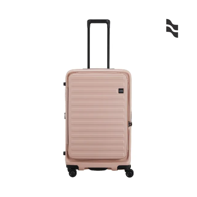 【LOJEL】速達 CUBO FIT 28吋 前開式擴充拉鍊拉桿箱(行李箱 旅行箱 胖胖箱)