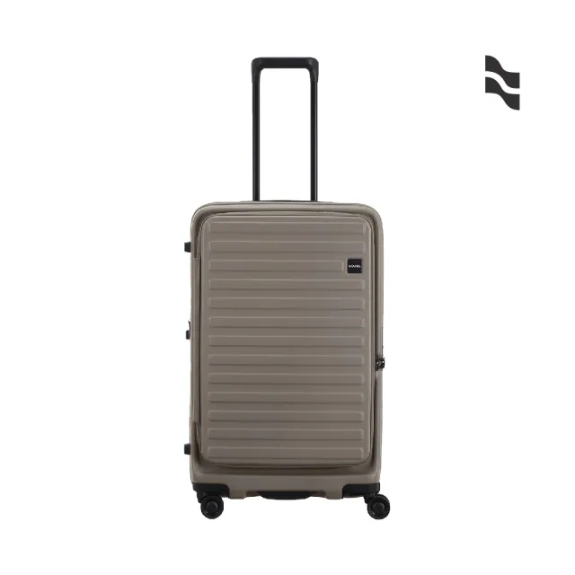 【LOJEL】速達 CUBO FIT 28吋 前開式擴充拉鍊拉桿箱(行李箱 旅行箱 胖胖箱)