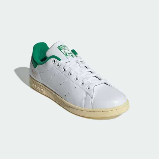【adidas 愛迪達】Stan Smith 男 休閒鞋 舒適 白 綠(IH5970)