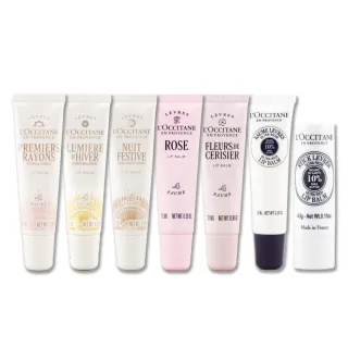 【L’Occitane 歐舒丹】經典潤唇/護唇膏系列（乳油木保濕/櫻花/玫瑰.任選款）專櫃公司貨