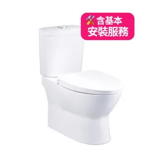 【CAESAR 凱撒衛浴】二段式省水馬桶/管距30(CF1320 基本安裝)