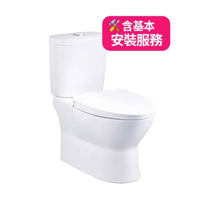 【CAESAR 凱撒衛浴】二段式省水馬桶/管距30(CF1320 基本安裝)