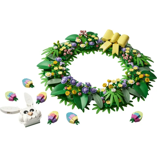 【LEGO 樂高】Iconic 40957 春季花圈(花圈 居家布置 玩具 禮物)