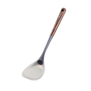 【PUSH!】廚房用品 升級款包鋼款不粘鍋鏟 耐高溫食品級不粘鍋鏟 鏟子炒菜鏟透明矽膠鏟炒勺 D372-2