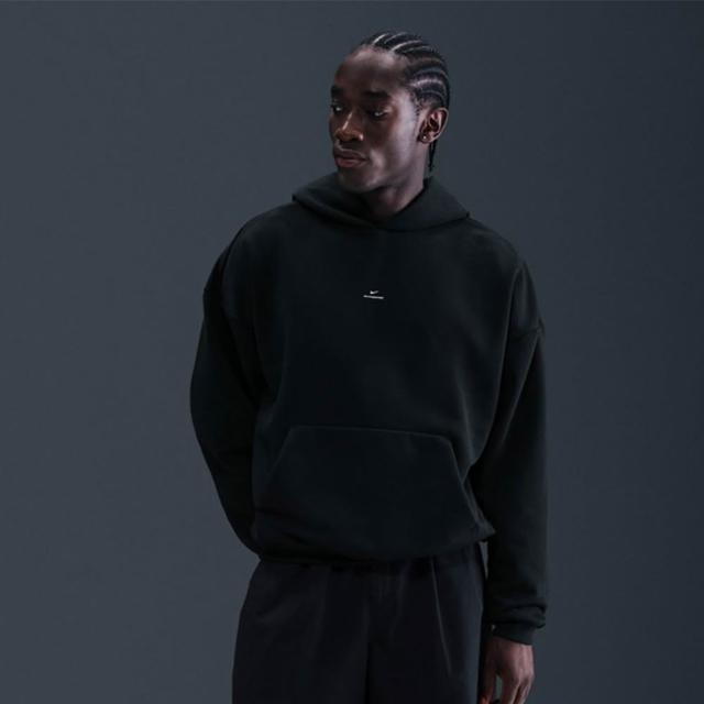 【NIKE 耐吉】長袖上衣 男 帽T 磨毛 AS M NK TF SI BRSH PO HD 黑 IM5919-010 (2S4739)