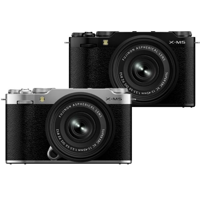 【FUJIFILM 富士】X-M5 單機身 + XC 15-45mm 鏡頭 --公司貨