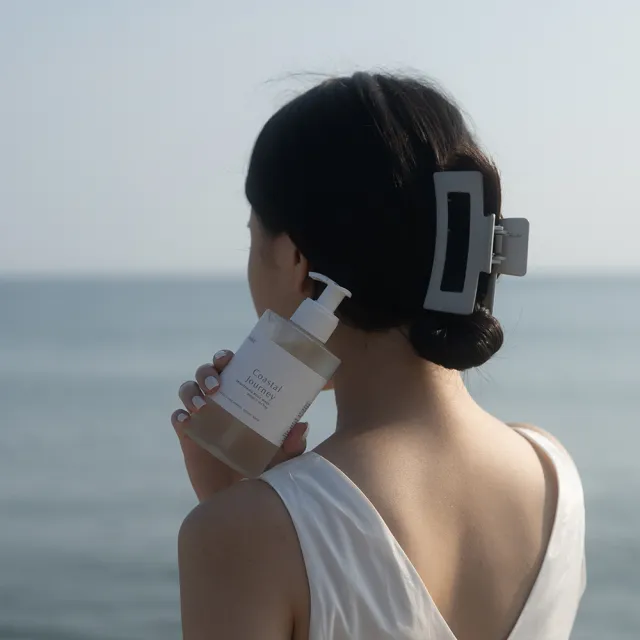 【JAN DAN 簡單】濱海旅行沐浴露300ml+萃泌蓬鬆洗髮精300ml組合 2入組