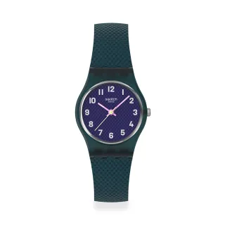 【SWATCH】TEAL WEAVE 經典手錶/女錶/瑞士製造 LL127 (25mm)